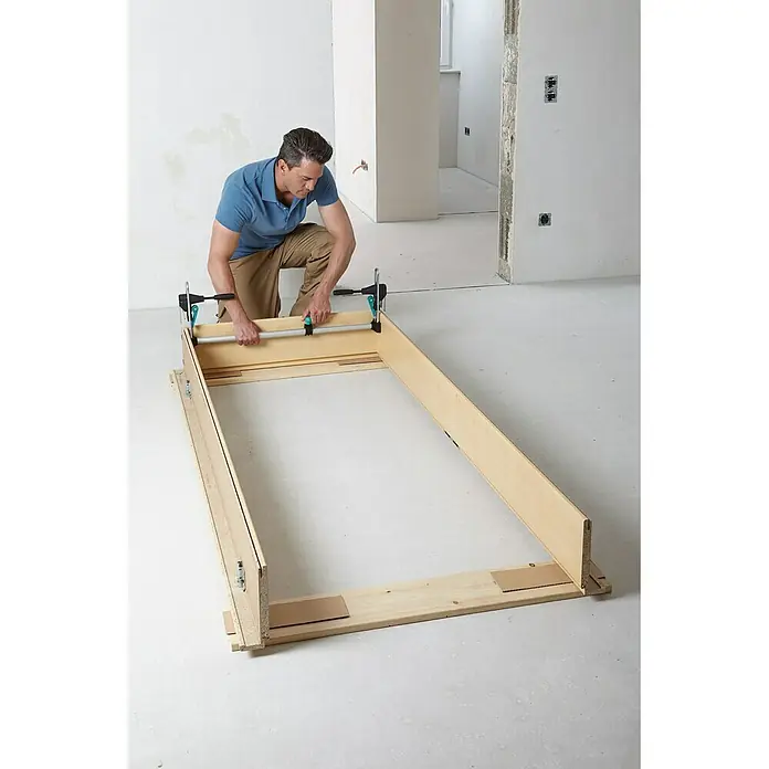 Wolfcraft Türfuttermontage-Set Pro - Passend für: Türen mit 600 - 1.000 mm Breite