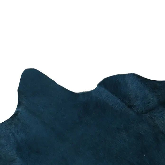 Esbeco Deko-Kuhfell - Blau, 100 % Echtfell, Fläche ca.: 3 m² - 4 m² - Detailaufnahme