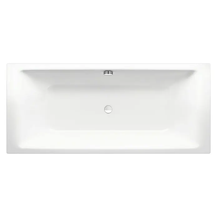 Kaldewei Badewanne Puro Duo 664 - 180 x 80 cm, Stahl-Email, Alpinweiß - Ansicht von oben