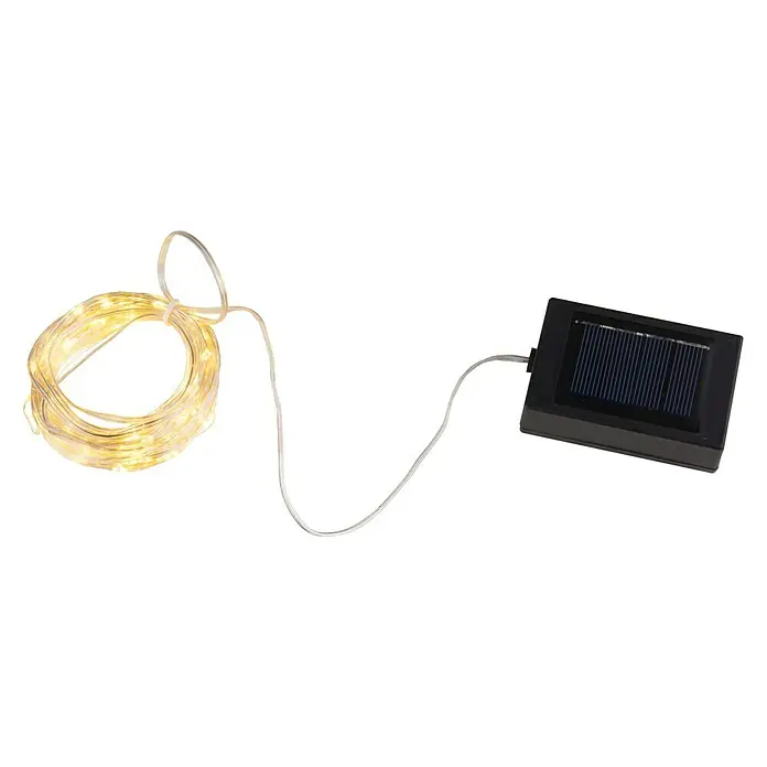 Globo Solar-Lichterkette - 120-flammig, IP44, Länge: 1,35 m - Vorderansicht