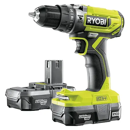 Ryobi ONE+ Taladro atornillador percutor de batería R18PD2