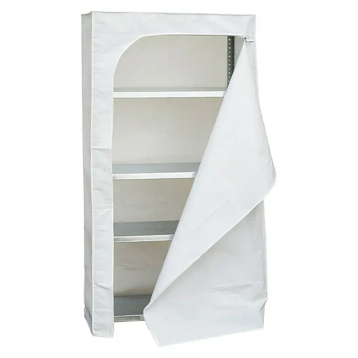 Simonrack Regalbezug - L x B x H: 30 x 90 x 180 cm, Weiß - Vorderansicht