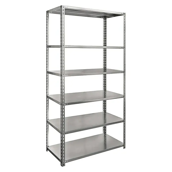 Regalux Winkelprofil - L x B x H: 4 x 4 x 150 cm, Verzinkt - Vorderansicht