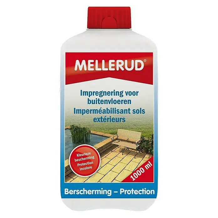 Mellerud Impregneer Buitenvloeren - Beton, bestrating en tegels, 1 l