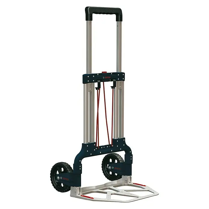 Bosch Professional Klappsackkarre Alu-Caddy - Material: ABS, Passend für: Bosch Professional Werkzeugkoffer L-BOXX - Linke Seitenansicht