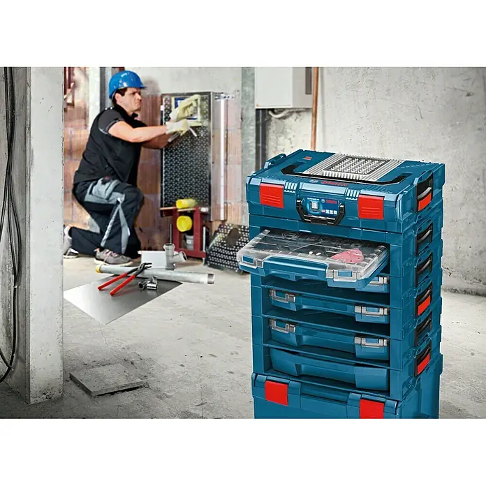 Bosch Professional Werkzeugkoffer i-Boxx 72 - L x B x H: 316 x 357 x 72 mm, ABS - Stimmungsaufnahme
