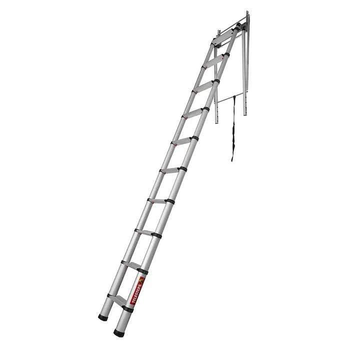 Telesteps Teleskopleiter Loft Line Maxi - Deckenöffnung: Min. 52 x 92 – 110 cm - Linke Seitenansicht