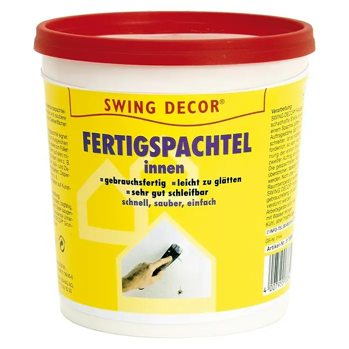 Swing Decor Fertigspachtel Innen - 1 kg - Vorderansicht