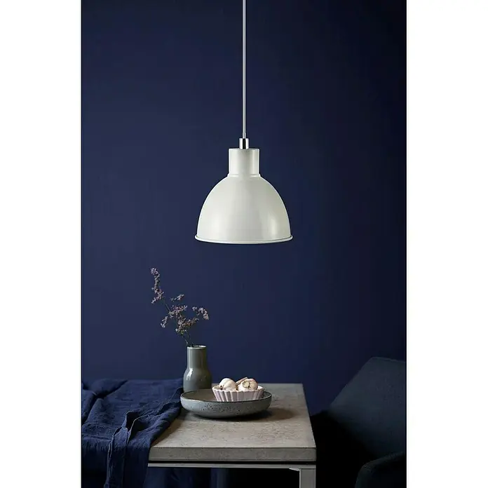 Nordlux Lámpara colgante redonda Pop Maxi - 60 W, Ø x Al: 35 x 28,5 cm, Blanco, E27