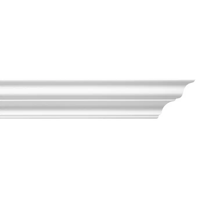 Zierprofil Modern MT - 200 x 9,5 x 9 cm, Extrudiertes Polystyrol (XPS) - Vorderansicht