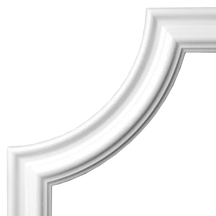 Zierbogen Modern BI 60 - Expandiertes Polystyrol (EPS), 4 Stk. - Vorderansicht