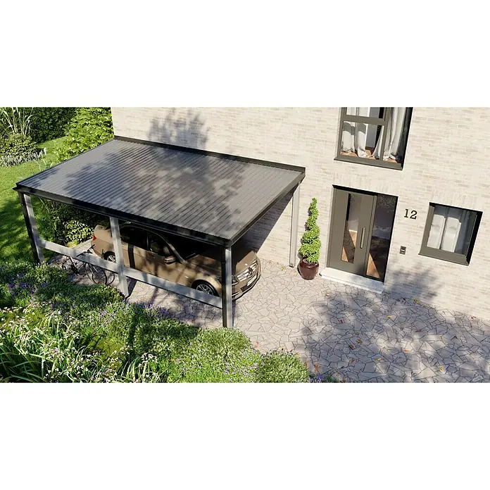 Probau Dachblech Schwallblech MetDach - 200 cm x 90,5 cm x 0,4 mm, Natur - Stimmungsaufnahme