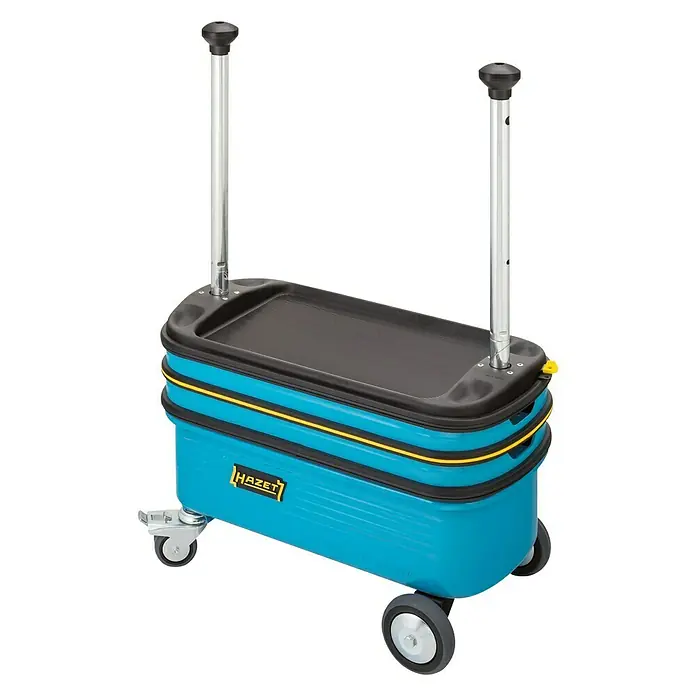 Hazet Werkstattwagen Assistent 166N - Ohne Werkzeug, L x B x H: 350 x 680 x 465 mm - Detailaufnahme