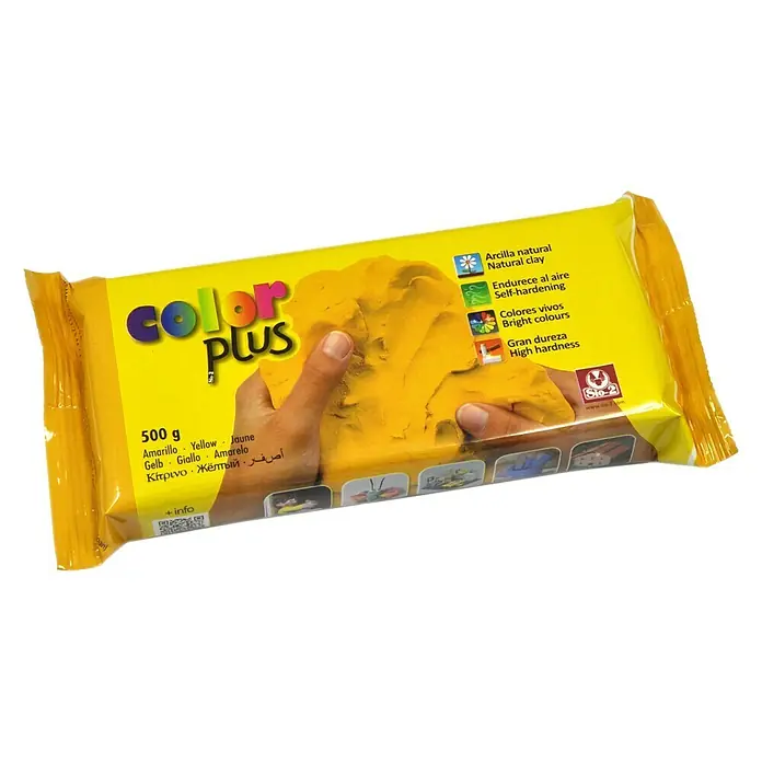 Masa de moldeo rápido Colorplus - 500 g, Amarillo