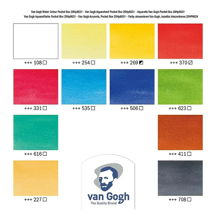 Talens Van Gogh Set de acuarelas Pocket box - Multicolor
