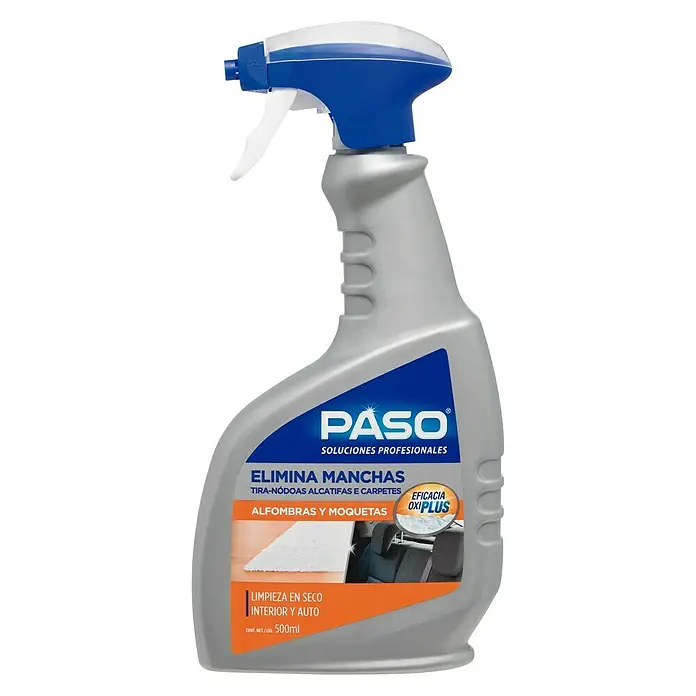 Paso Quitamanchas Alfombra/Moqueta - 500 ml, Botella con pulverizador