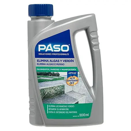 Paso  Eliminador de algas y musgo