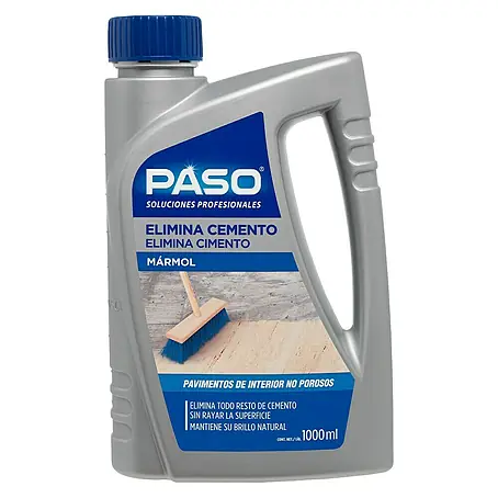 Paso  Eliminador de cemento Mármol interior