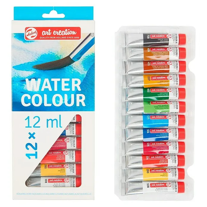 Talens Art Creation Set de acuarelas - Multicolor, 12 ud. x 12 ml, Tubo