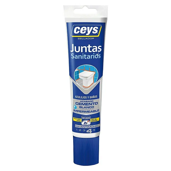 Ceys Silicona para sanitarios y cocinas - Blanco