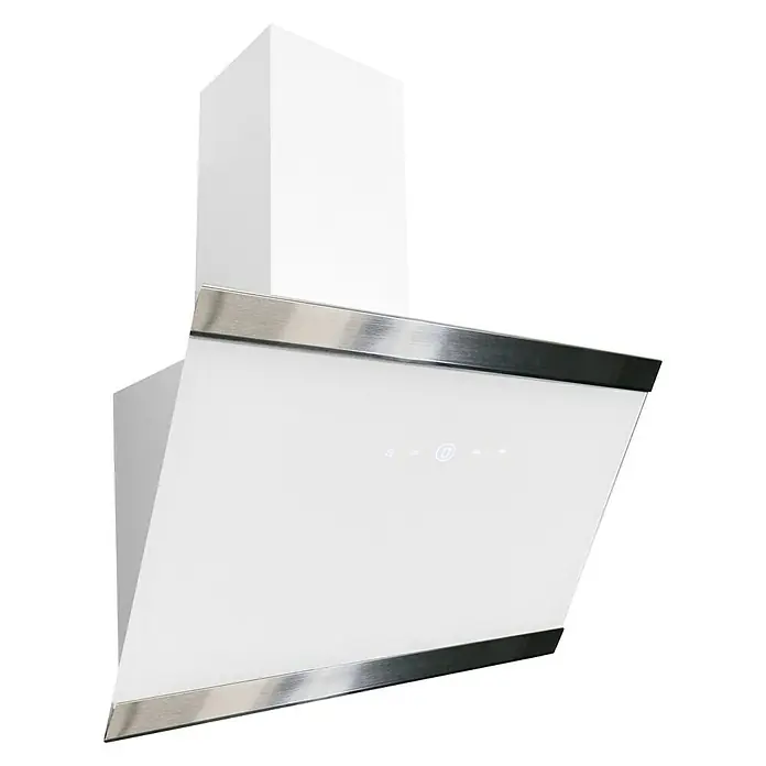 Respekta Schräghaube CH 88060 WA+ - Breite: 60 cm, Max. Luftleistung: 508 m³/h im Normalbetrieb, Weiß