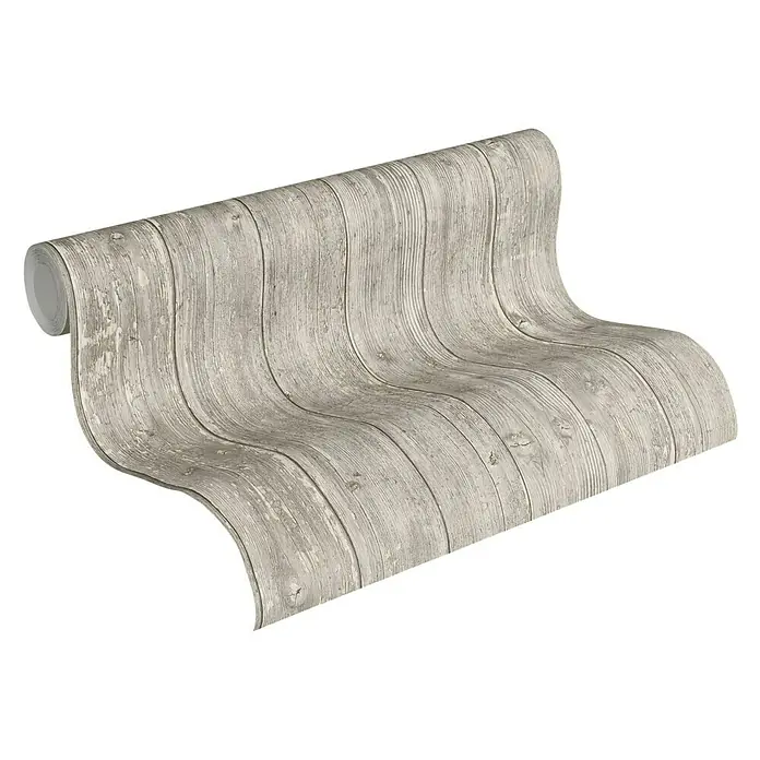 Lutèce Authentic Walls 2 Vliestapete - Braun, Holzoptik, 10,05 x 0,53 m - Ansicht von oben