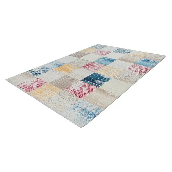 Kayoom Kurzflorteppich Antigua I - Bunt, 290 x 200 cm, 100 % Polyester - Rechte Seitenansicht