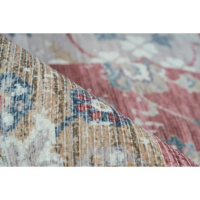 Kayoom Kurzflorteppich Indiana - Multi, 150 x 80 cm, 100 % Baumwolle - Detailaufnahme