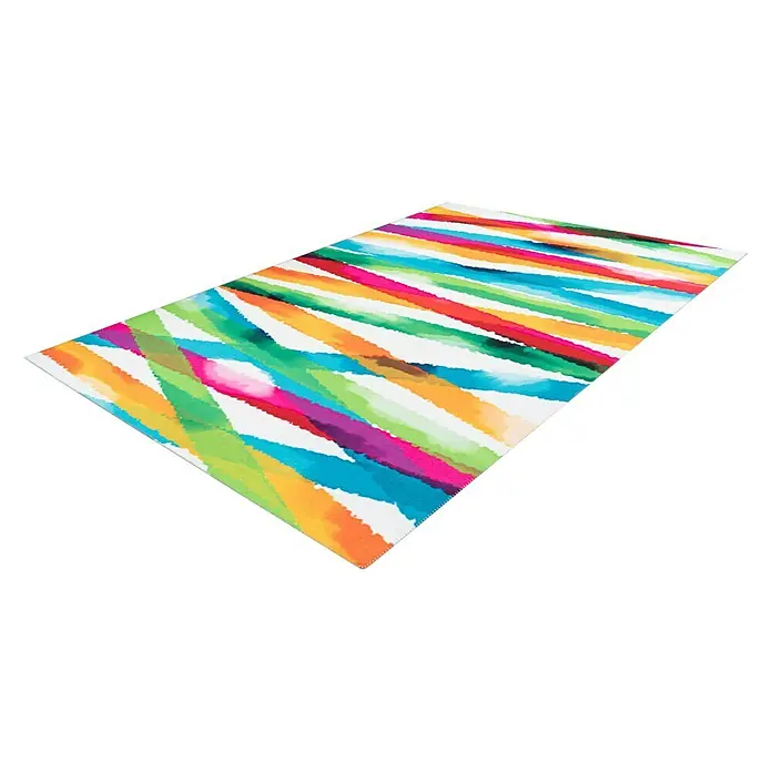 Kayoom Flachgewebeteppich Galaxy - Bunt, 240 x 170 cm, 100 % Polyester - Rechte Seitenansicht