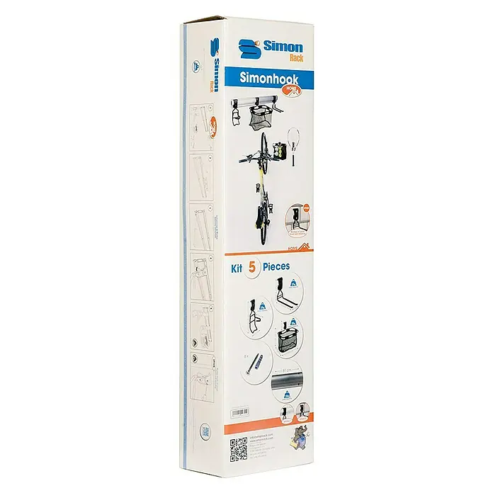 Simonrack Simonhome Fahrradhalterung - L x B x H: 82 x 21,5 x 12,5 cm, Belastbarkeit: 27 kg