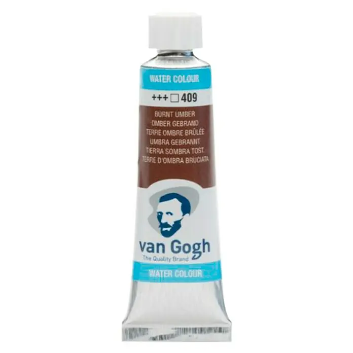 Talens Van Gogh Acuarela - Tierra sombra tostada, 10 ml, Tubo