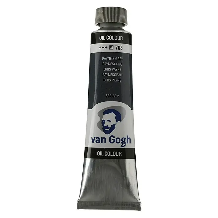Talens Van Gogh Pintura al óleo - Gris Payne, 40 ml, Tubo