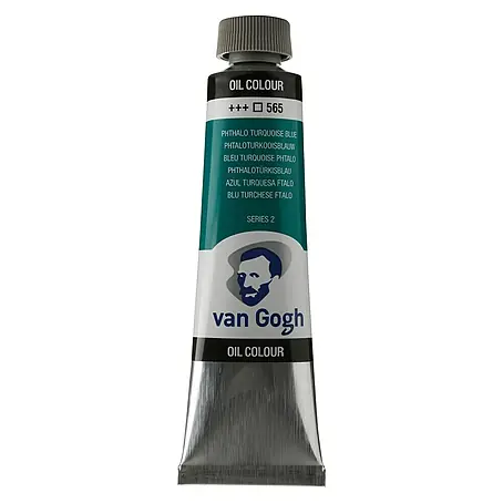 Talens Van Gogh Pintura al óleo azul turquesa ftalo