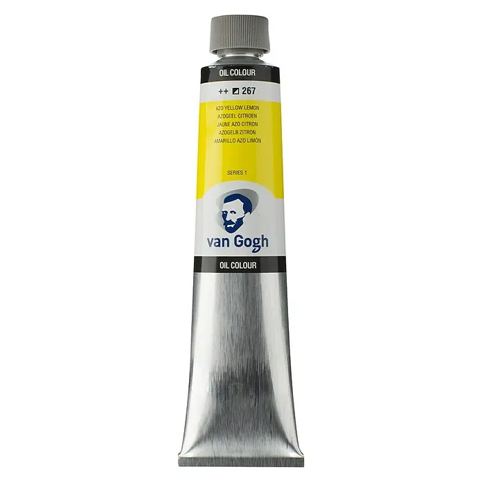Talens Van Gogh Pintura al óleo - Amarillo azo limón, 200 ml, Tubo