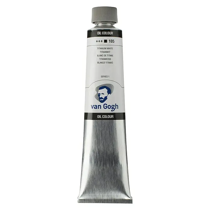 Talens Van Gogh Pintura al óleo - Blanco titanio, 200 ml, Tubo