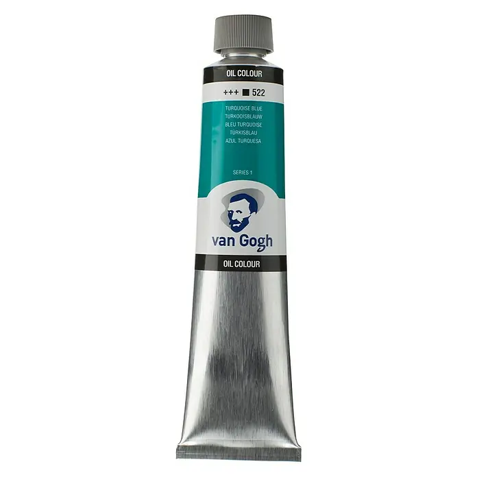 Talens Van Gogh Pintura al óleo - Azul turquesa, 200 ml, Tubo