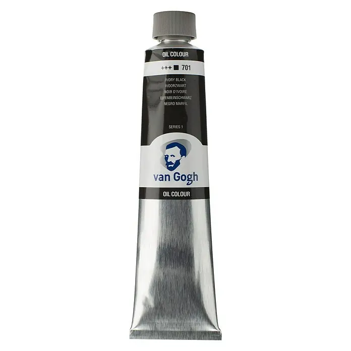 Talens Van Gogh Pintura al óleo - Negro marfil, 200 ml, Tubo