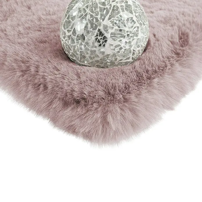 Kayoom Hochflorteppich Rabbit - Rosa, 280 x 180 cm, 100 % Polyester - Detailaufnahme