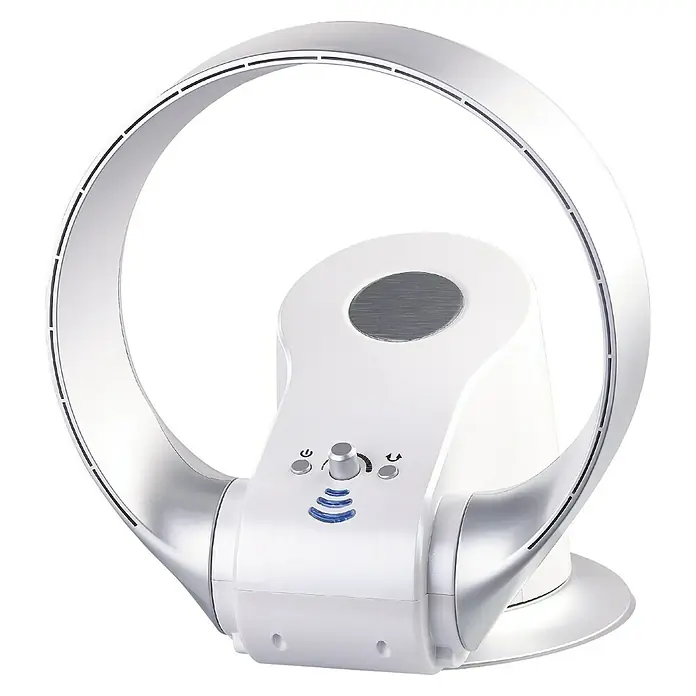 Proklima Stolni ventilator Bladeless - 26 W, Srebrne boje, D x Š x V: 30,5 x 34,2 x 21 cm, 2.700 m³/h