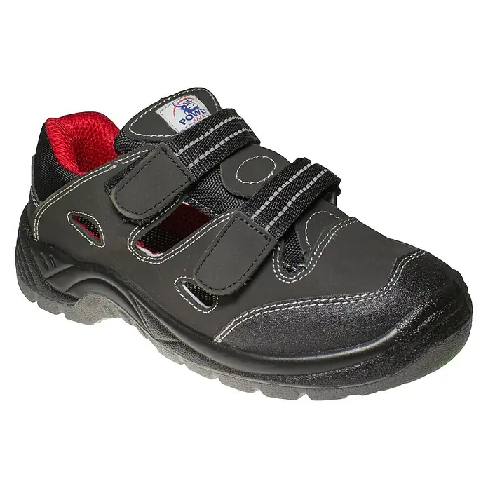 Power Safe Sicherheits-Sandalen Andreas - 45, S1P - Rechte Seitenansicht