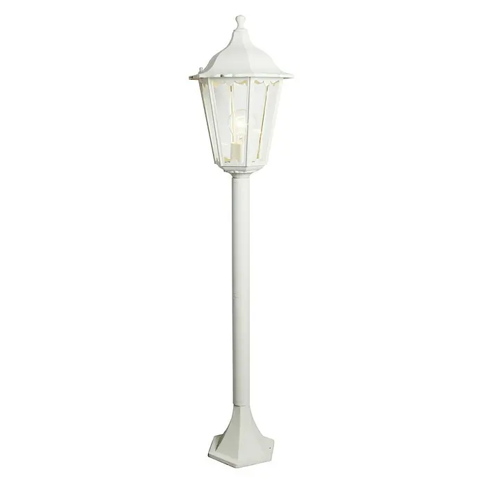 Luceco Praga Baliza exterior - 100 W, L x An x Al: 15 x 15 x 100 cm, Blanco, IP44