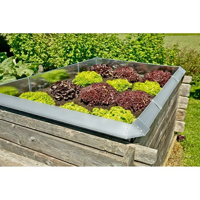 Windhager Schneckenblech Zaun-Element - Stahl, L x H: 115 x 25 cm