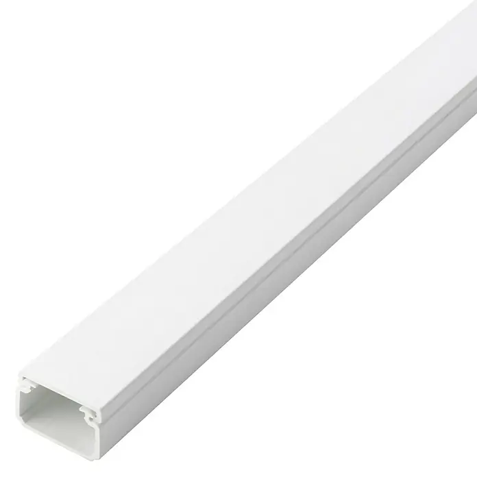 Inofix Canaleta para cables adhesiva - L x An x Al: 200 x 2,5 x 1,6 cm, Blanco