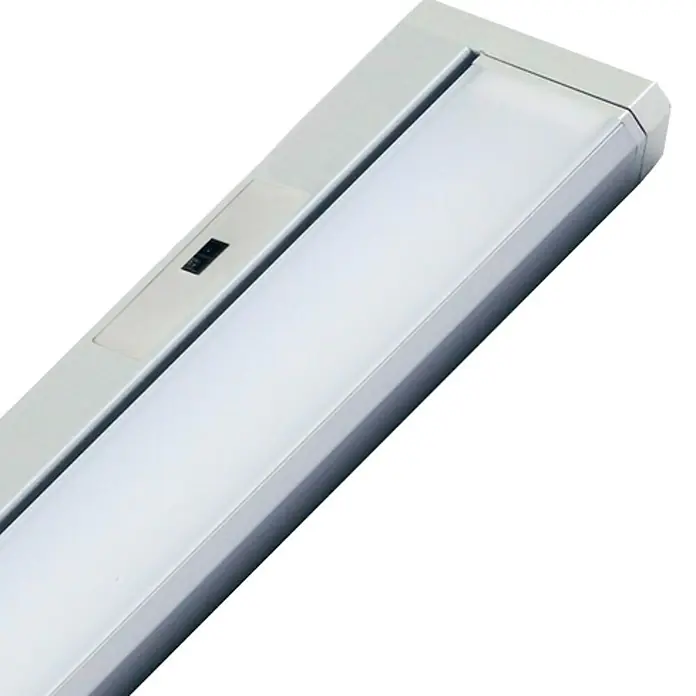 Müller-Licht LED-Unterbauleuchte Limon Sensor - 10 W, Infrarot-Bewegungssensor, L x B x H: 55,9 x 6,1 x 3 cm, Silber