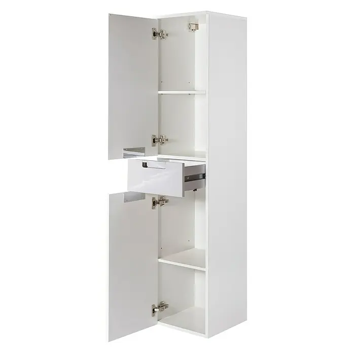 Schildmeyer Sunny Hochschrank - 33 x 35 x 159 cm, Weiß glänzend - Detailaufnahme