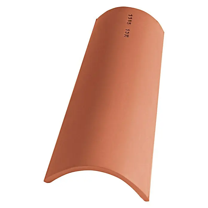 BHS Madrid Teja Curva - 25 x 12 cm, Terracota