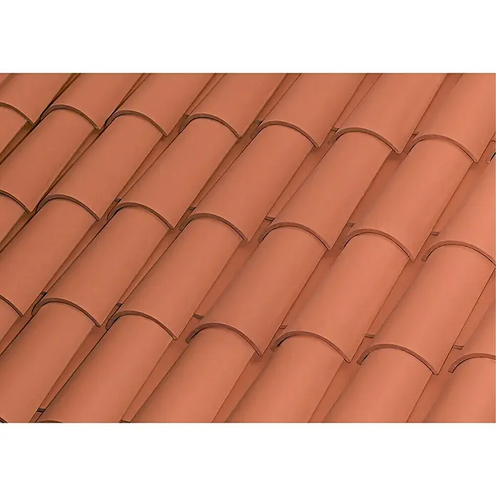 BHS Madrid Teja Curva - 25 x 12 cm, Terracota