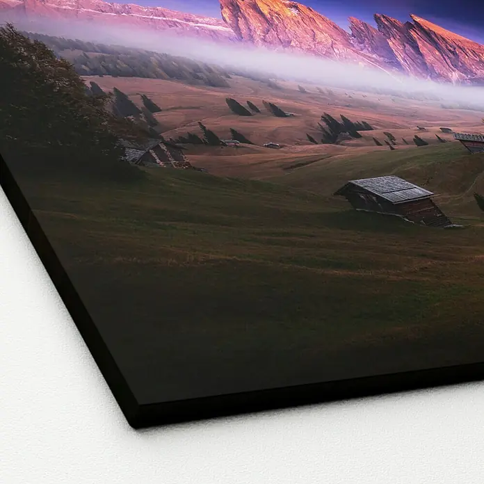 ProArt Leinwandbild - Mist & Mountain, B x H: 120 x 90 cm - Detailaufnahme