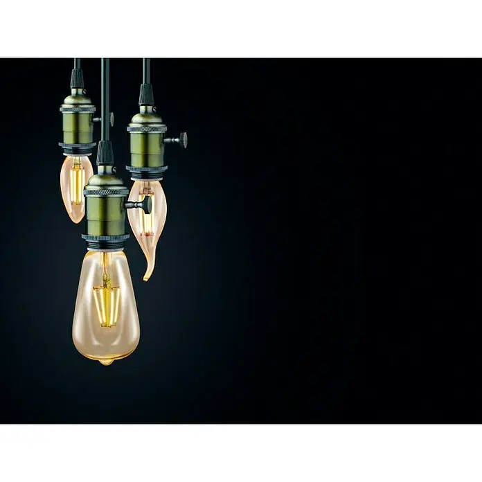 Eglo LED-Leuchtmittel - Kerzenform, 4 W, E14, Warmweiß, Ø x L: 3,5 x 9,9 cm