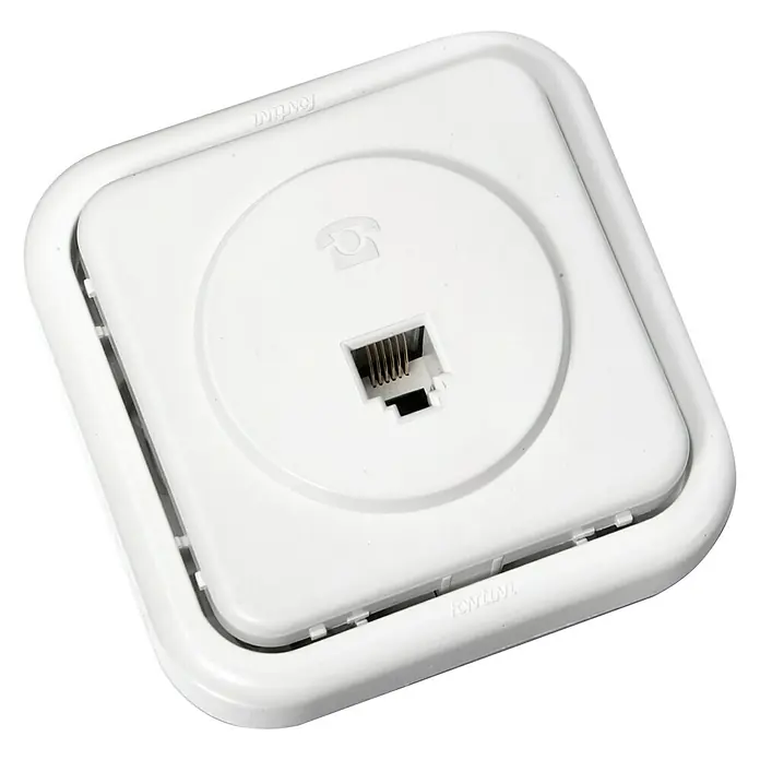 Fontini Kristal Toma de teléfono - Blanco